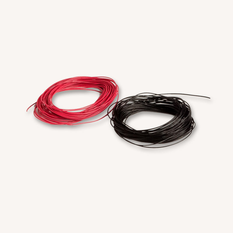 Electric wire with diameter 0,5 mm.