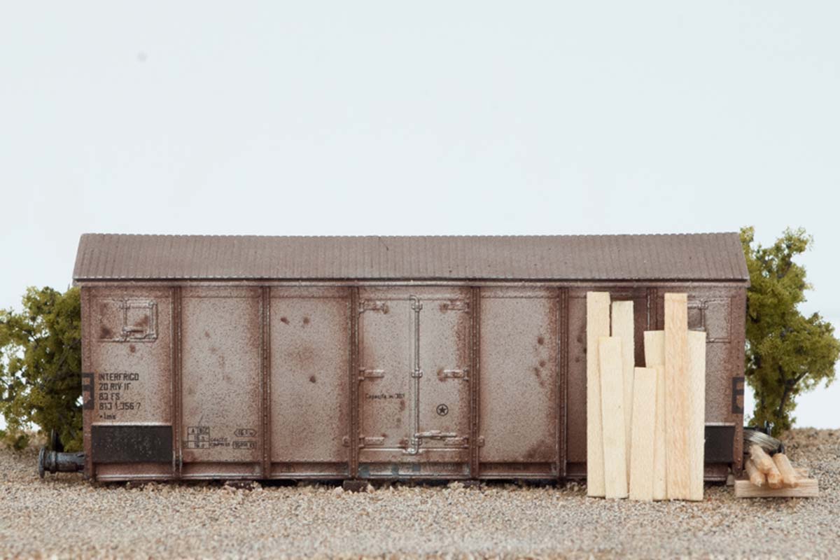 HG type refrigerated wagon with mini diorama - Image 6