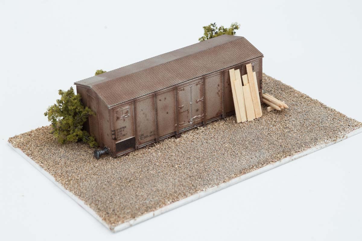 HG type refrigerated wagon with mini diorama - Image 5
