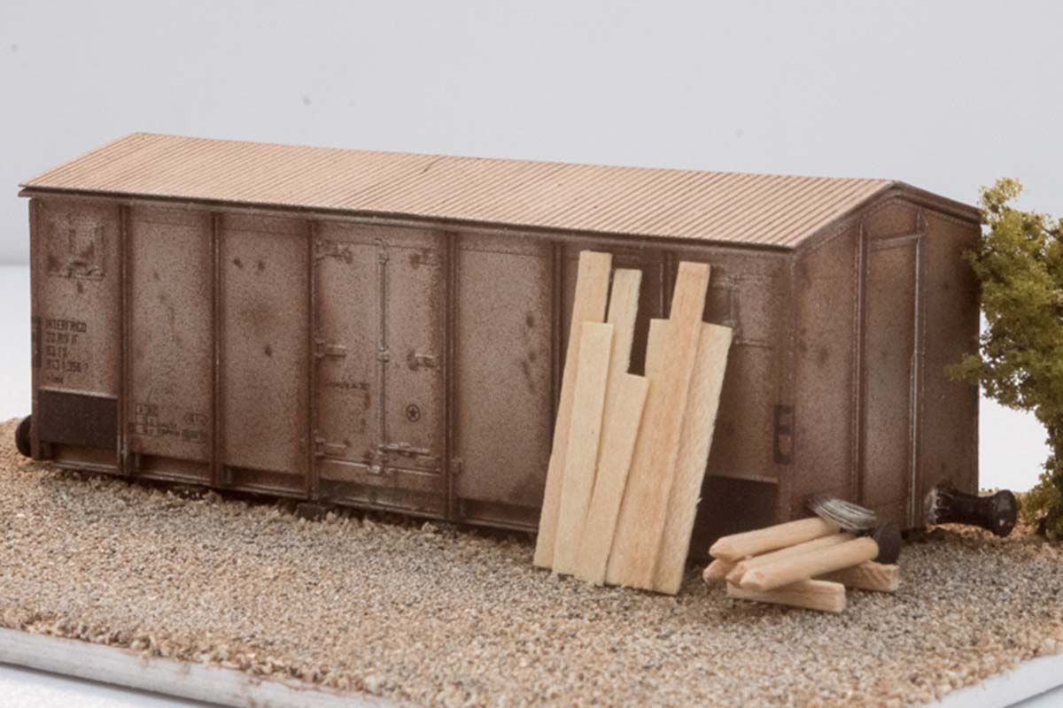 HG type refrigerated wagon with mini diorama - Image 3