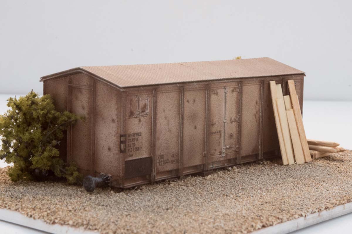 HG type refrigerated wagon with mini diorama - Image 2