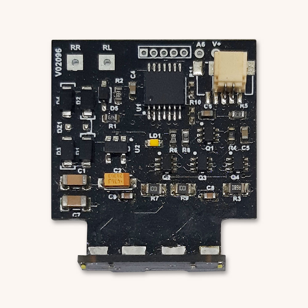 Running lights with integrated decoder for Vitrains "Mazinga" pilot coach