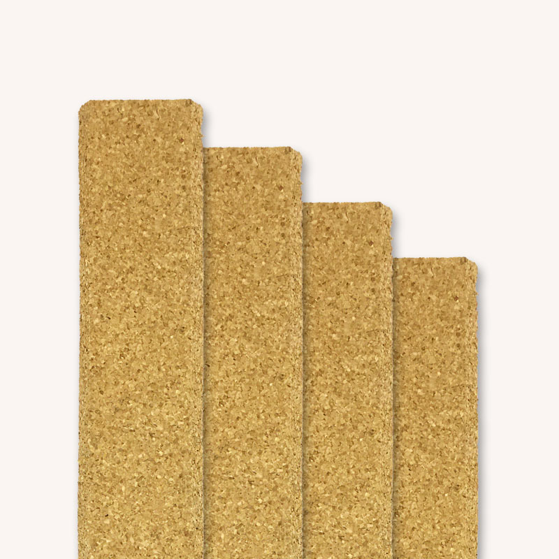 Cork base for H0 scale rails